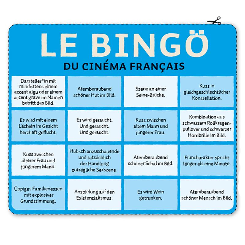 Zum Nachspielen: Le bingö du cinéma français - Galeriebild