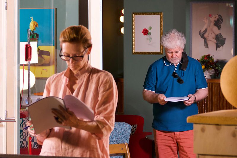 Pedro Almodóvar bei ARTHAUS+ und ein Blick hinter die Kulissen - Behind the Scenes bei The Human Voice