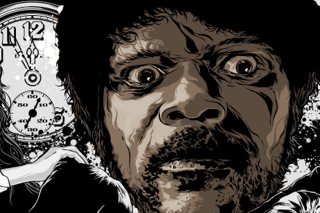 Jackie Brown & Co: Im Figurenkabinett des Quentin Tarantino - Jules Winnfield aus "Pulp Fiction". Für Samuel L. Jackson war die Rolle des bibelfesten Killers nicht nur Sprungbrett für weitere Auftritte in Tarantino-Filmen. Er startete durch zu einer Wahnsinnskarriere.