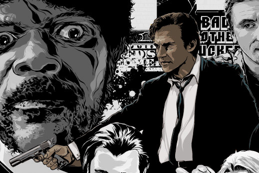 Jackie Brown & Co: Im Figurenkabinett des Quentin Tarantino - Mr. White aus "Reservoir Dogs". Als Diamantenräuber Larry Dimmick erinnert Harvey Keitel an seinen Charlie Cappa aus Scorseses "Hexenkessel". Schon in "Pulp Fiction" glänzte er wieder für Tarantino – als The Wolf.