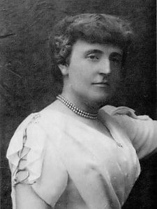 Frances Hodgson Burnett, Teil einer Fotografie Herbert Rose Barraud (1845-1896) © Public Domain