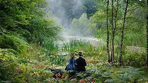 Definitiv nicht in Berlin: Emily (Claire Foy) und Louis Wain (Benedict Cumberbatch) genießen ihren malerischen Ausblick. © Studiocanal GmbH / Jaap Buitendijk