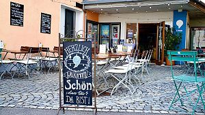 Einladender Außenbereich &copy; Kulturzentrum Linse