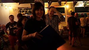 Im Trubel der Jubiläumsfeier © Privat