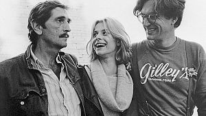 Hat es nicht vermasselt: Wim Wenders (rechts) neben Nastassja Kinski und Harry Dean Stanon © Wim Wenders Stiftung