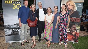 Torsten Radeck (Studiocanal), Donata Wenders, Wim Wenders, Claire Brunel (Managing Director Wim Wenders Stiftung), Hella Wenders (Managing Director Wim Wenders Stiftung), Sarah Klement (Studiocanal) © Studiocanal, Fotograf: Harald Fuhr