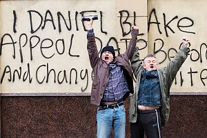 Geselligkeit heißt für den Zwilling Ken Loach Solidarität © Sixteen Tyne Limited, Why Not Productions, Wild Bunch, Les Films du Fleuve, British Broadcasting Corporation, France 2 Cinéma and The British Film Institute 2016.