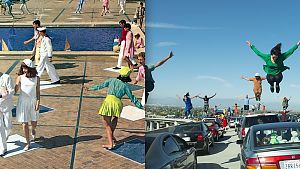 Alles fliegt, was nicht bei drei auf den Beinen ist. Und bitte nicht die schönen Kostüme schmutzig machen!